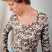 Vintage 80s Floral Bodysuit Onesie