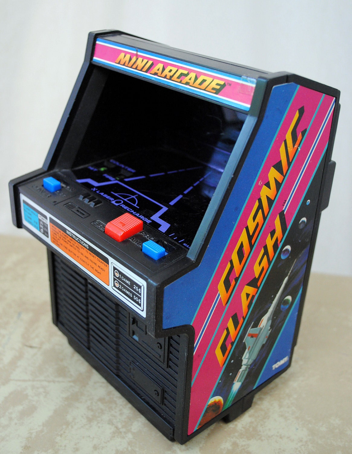 Vintage Electronic Arcade Game Cosmic Clash Working