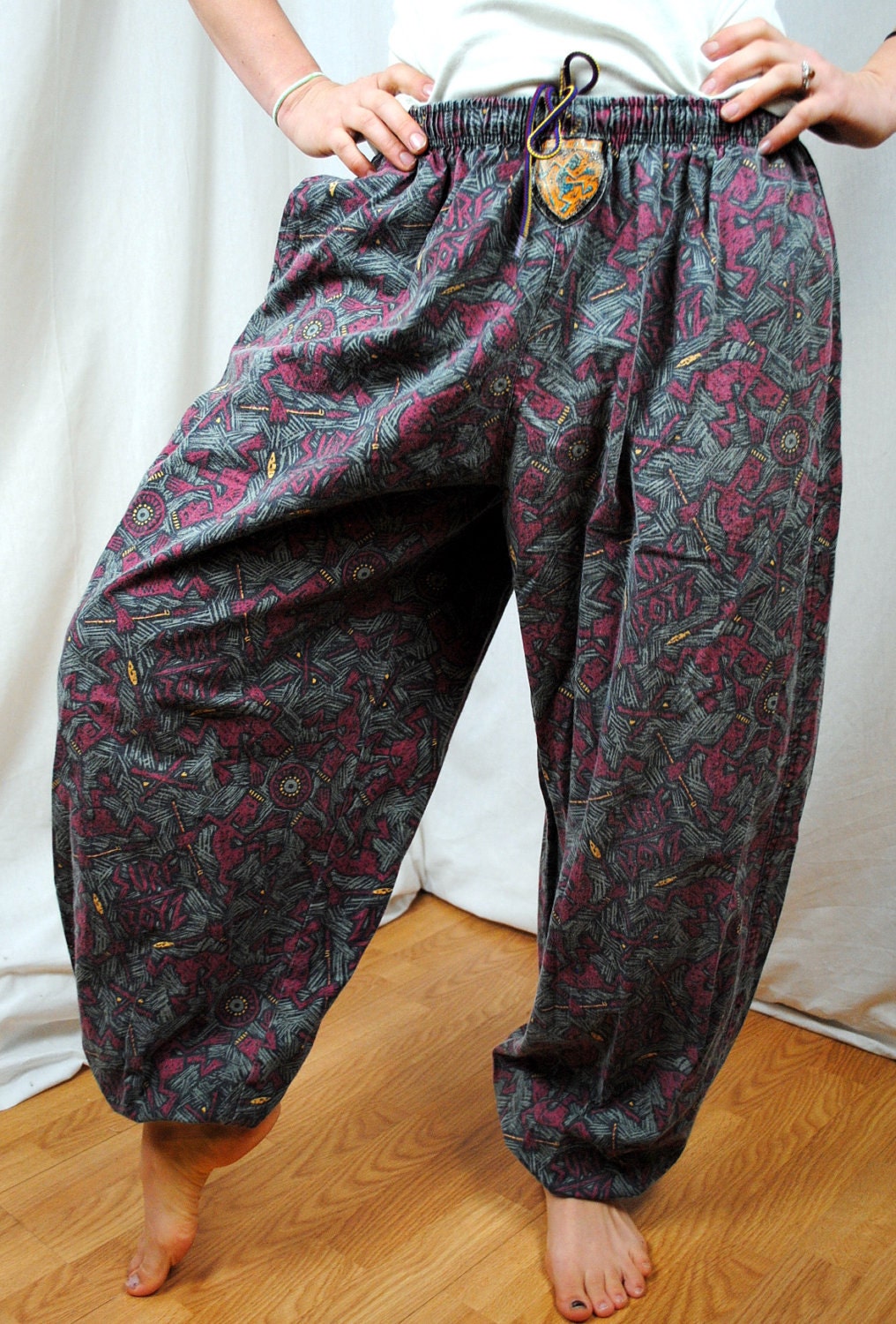 Vintage 80s Hammer Time Harem Baggy Pants