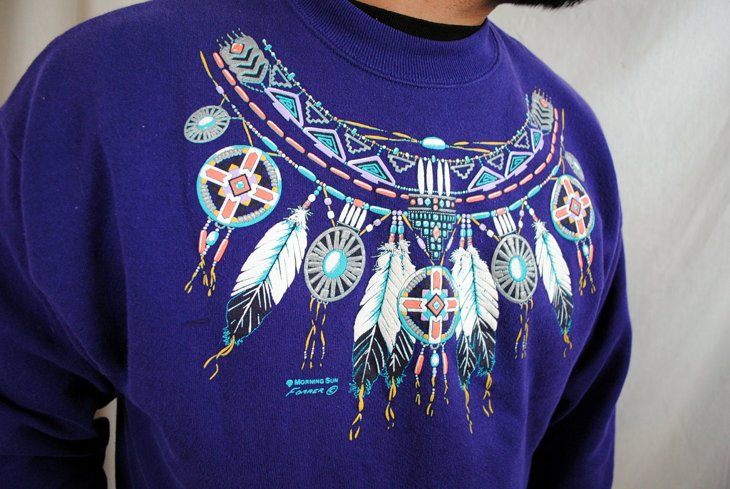 Vintage Dreamcatcher Native American Feather Sweatshirt
