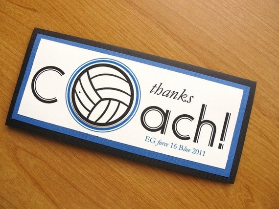volleyball thank you cards