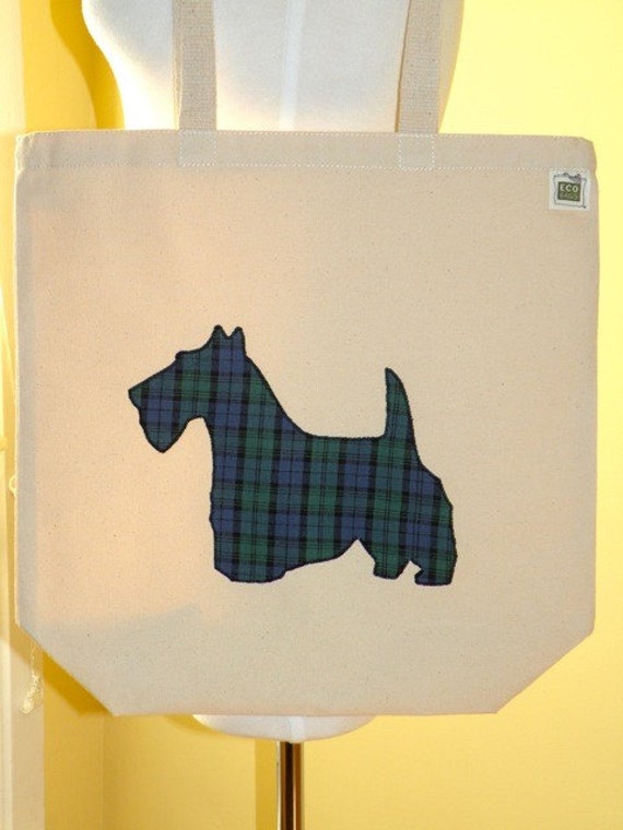 Scottie Recycled Cotton Tote Bag