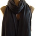 Jumbo Nomad Rag...Unisex...Charcoal/Darkest Gray...Celebrity Trend