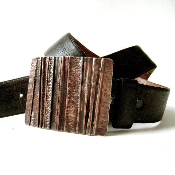 Copper Foldform Belt Buckle
