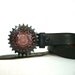 RESERVED for ANNE Double Sprocket Copper Belt Buckle
