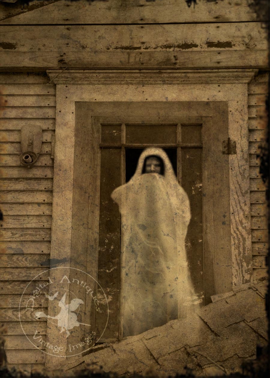 Halloween Vintage Ghosts Images Instant Digital Download