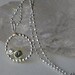 Alexandrite and Diamond Circle Pendant in 14K and Sterling