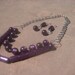 SALE: purple lucite set