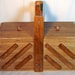 Vintage Accordion Sewing Box Table Top Type