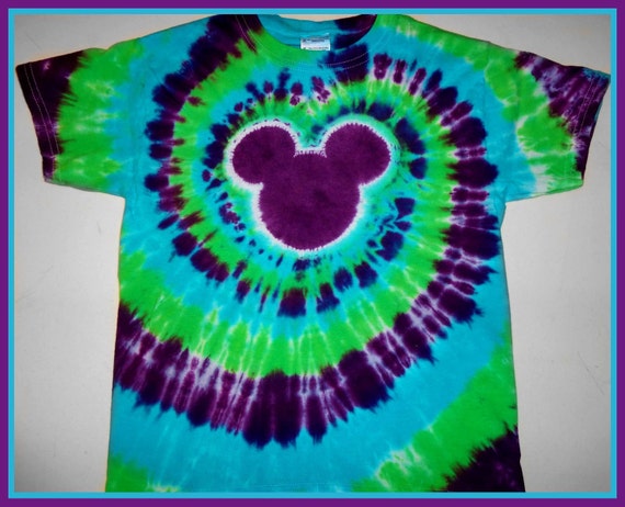 how to make disney tie dye shirts