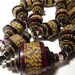 REDUCED Art Deco Celluloid Disc Necklace. 1920s Geometric. Unusual.
