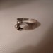 Erik Granit Finland Modernist Sterling Petite Ring. 1975. Size 7