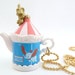 Dumbo tea party Disney tea pot necklace Vintage style miniature cup unique gifts for birthday party favors