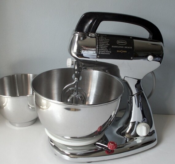 1950's Stand Mixer Chrome with Starburst Design and