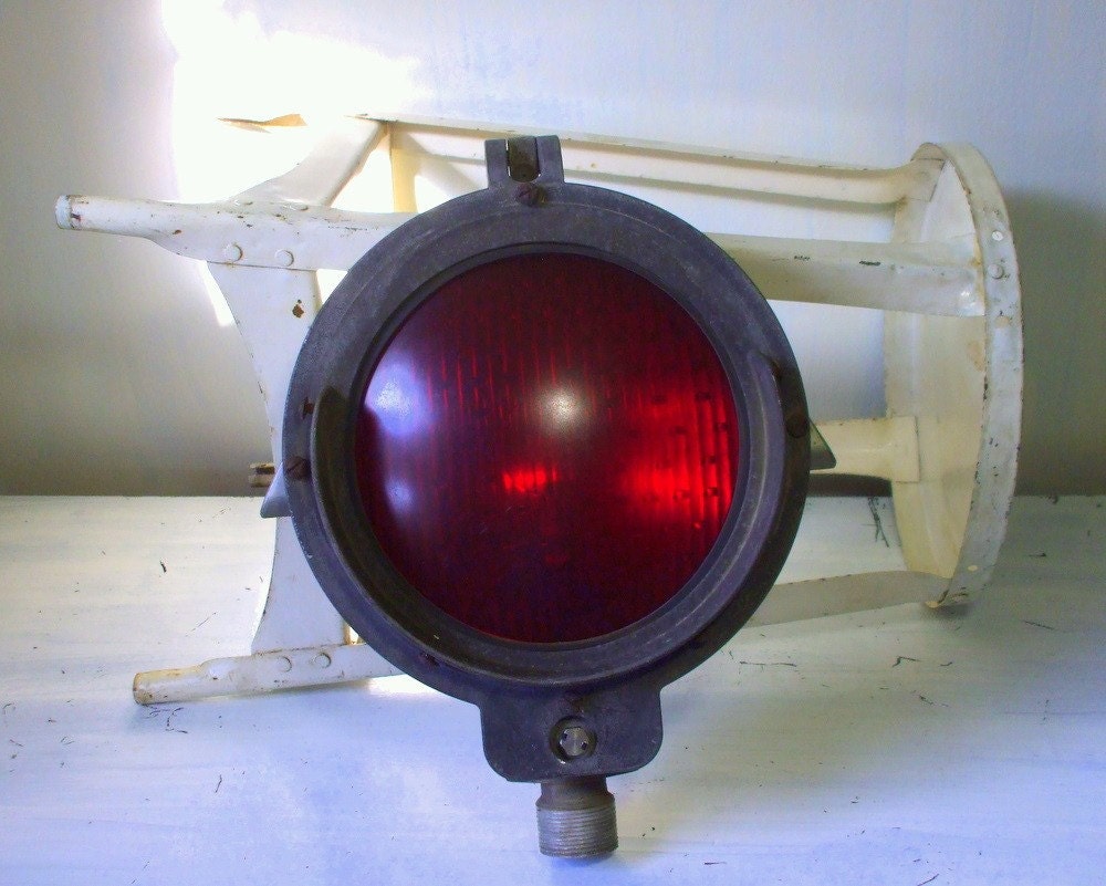 Vintage Railroad Signal Light Safetran