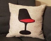 Mid Century Modern  Furniture Tulip Chair Pillow COVER