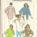 UNCUT Vintage Simplicity Sewing Pattern 7901 Misses Easy to Sew Loose Fitting Shirt