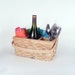 Vintage Picnic Basket Gift Basket: Women Men Spring Summer brown and black 12 x 7 x 6 Price Under 15