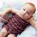 Clearance sale. Light Raisin Bubble lace petti romper / ruffles bloomer..Size 6-24 months