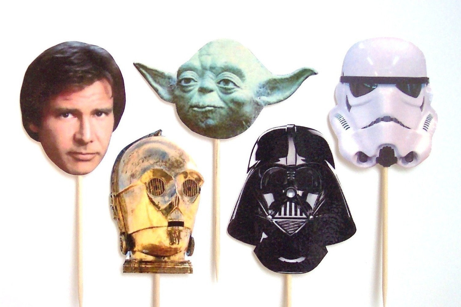 Star Wars Cupcake Toppers Set of 24 Picks by TheBlissfulBaker