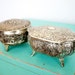 RESERVED JUST FOR xoxLoveRachel...Vintage Silver Tin Set of 2