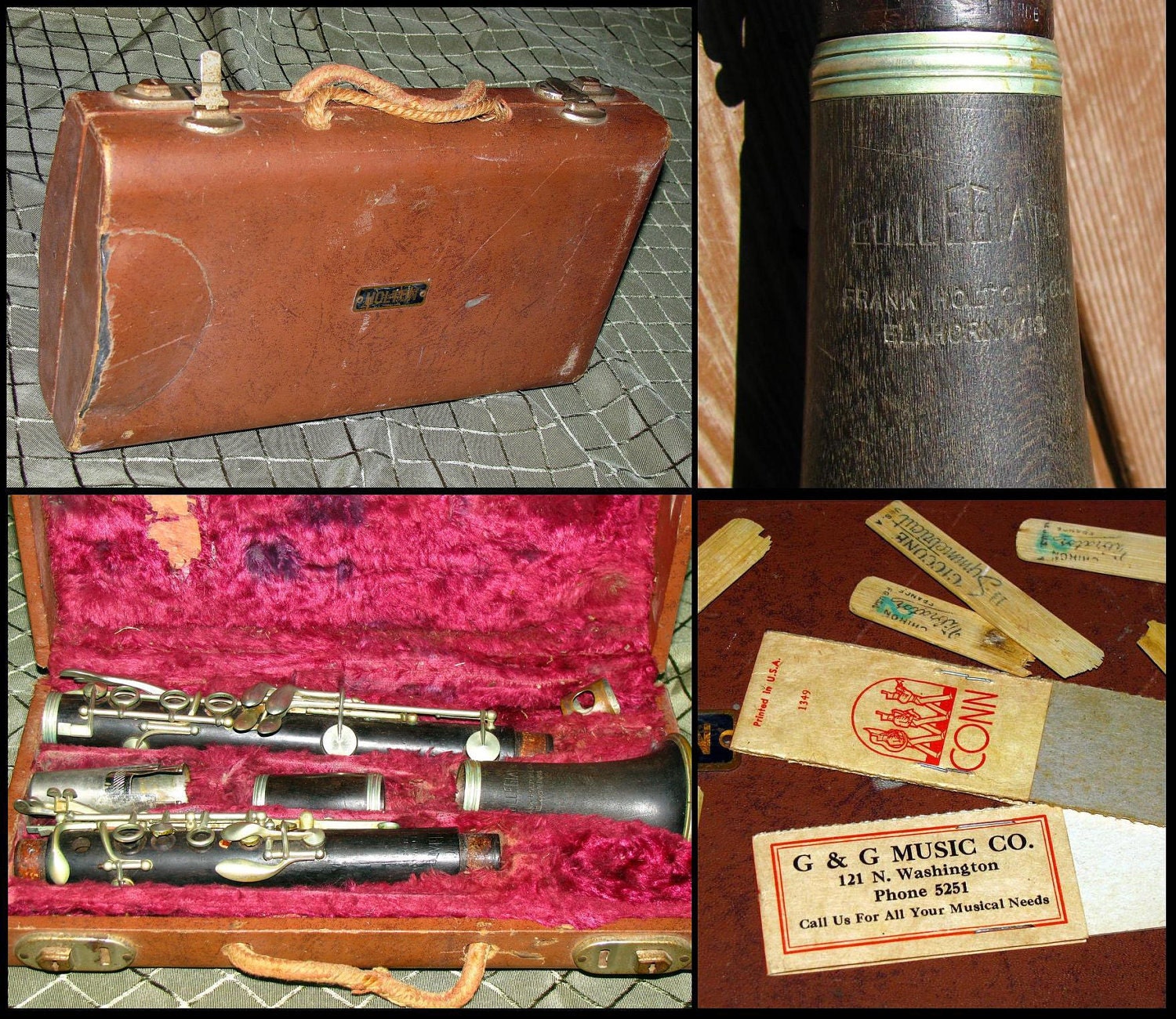 collegiate clarinet by holton serial number