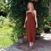 CHOCOLATE KISSES Vintage Bohemian Hippie Gauze Sundress Small Medium 4 6