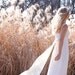 Vintage 1960s Wedding Dress Empire Waist Long Full Length Sleeveless XS