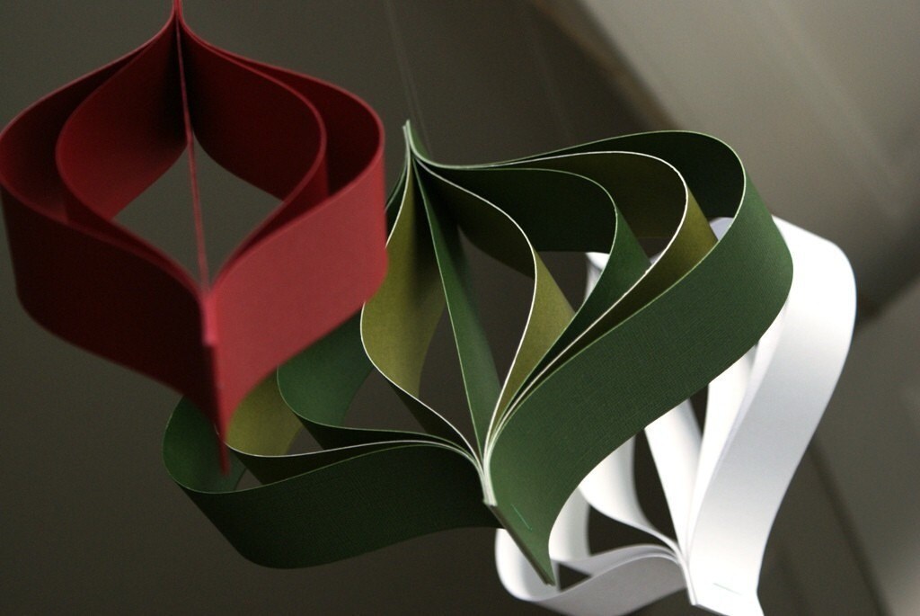 paper christmas decorations large red white and green by paper christmas decorations large red white and green by