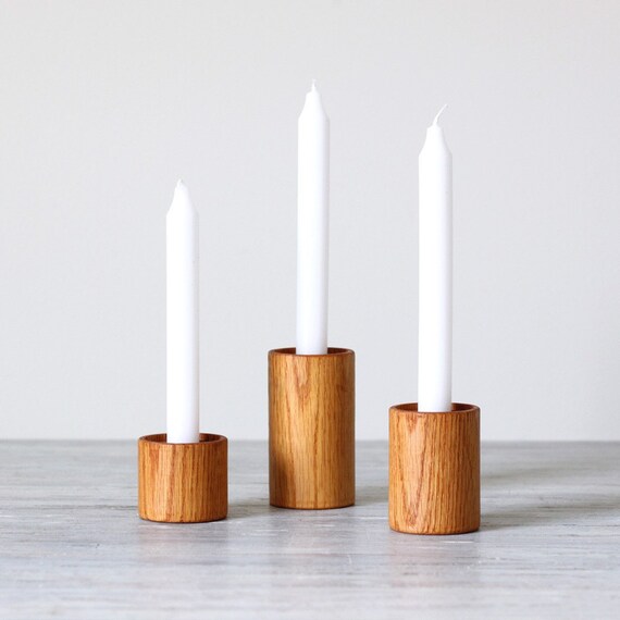 modern candle holder set