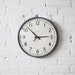 school wall clock - classroom - simplex - industrial decor
