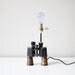 RESERVED vintage binocular lamp no. 1