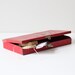 SALE // vintage installation kit box - tool box - metal - red - industrial decor