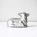 vintage lamb cake mold / kitchen baking accessory