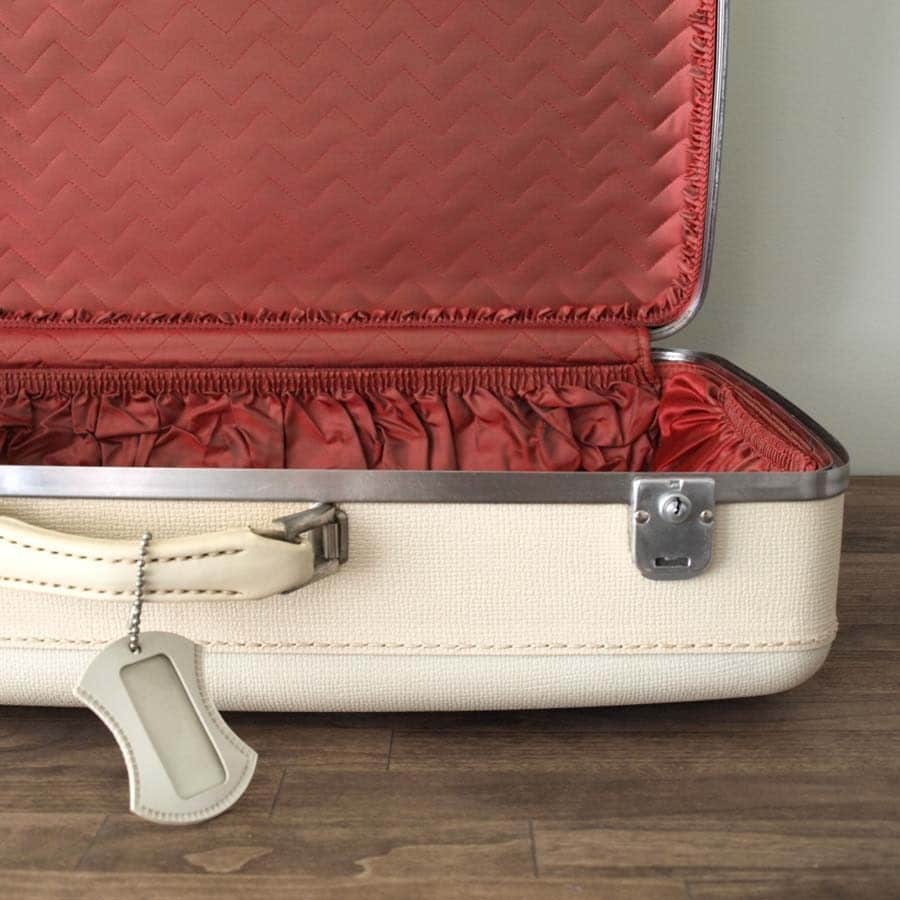 SALE hardshell vintage suitcase