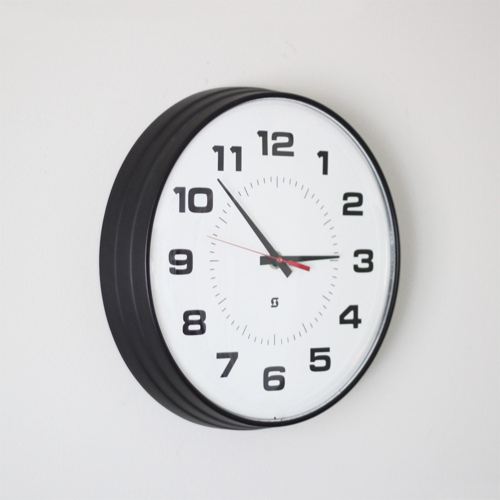 industrial simplex school wall clock