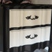 SALE Black Ivory Boudoir Accent Table