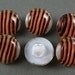 Vintage German Glass Moonglow Buttons - 6