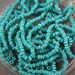 Vintage European Seed Beads - Milky Turquoise
