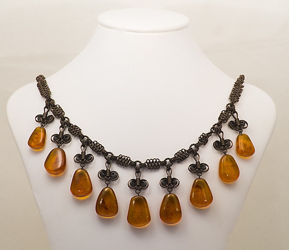 SALE Natural Baltic Amber Necklace Latvia