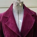 CLEARANCE - VTG Plum Blazer - Velvet - Sm/Md
