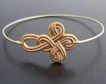 bracelet gold knot jewelry infinity sailors 14k filled sailor bridesmaid branch olive gift