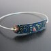 Modern Vintage Bracelet, Sterling Silver Bangle Band, Mod Bracelet, Mod Jewelry, Mod Bangle, Vintage Modern, Unique Jewelry, Unique Bracelet
