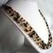 Crystal triple strand necklace, crystal jewellery