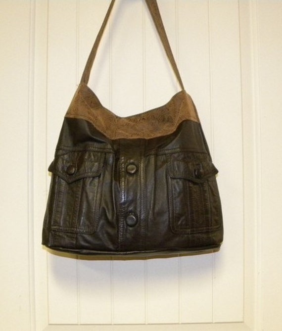 Recycle YOUR OWN Leather Jacket into a Beautiful Handbag