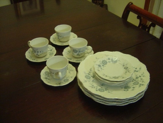 Items similar to Seltmann Weiden Bavarian Blue Christina Pattern ...