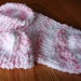 Super Soft Swaddler - Knitted Baby Cocoon in Peppermint Buttercup with Matching Hat