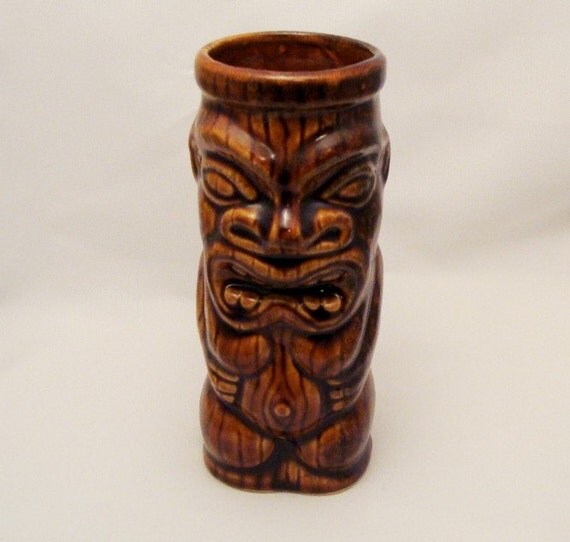 Vintage Tiki Mug Orchids of Hawaii R76 MINT