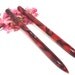 Acrylic Hair Sticks - Double Cherry - 6 inches No 64