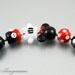Magic Mouse Lampwork Glass Bead Set, Glove, Flower, Handmade SRA